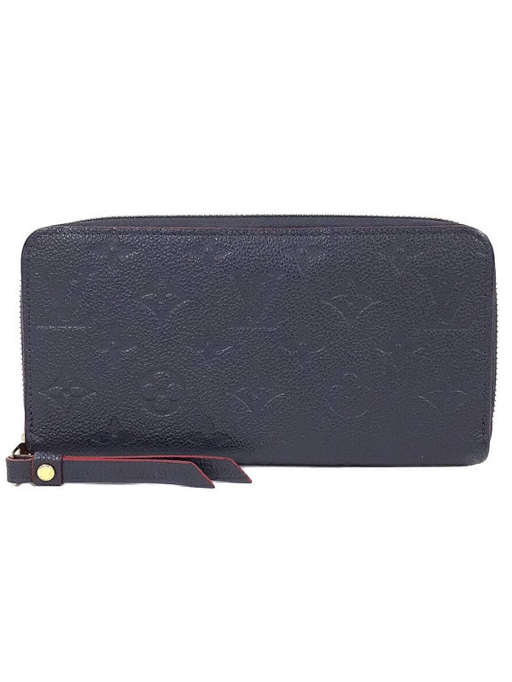 Louis Vuitton Monogram Empreinte Zippy Wallet Round Zipper Long